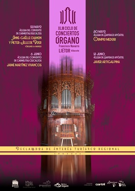 XLIII Ciclo de Conciertos de Órgano Francisco Navarro 2026